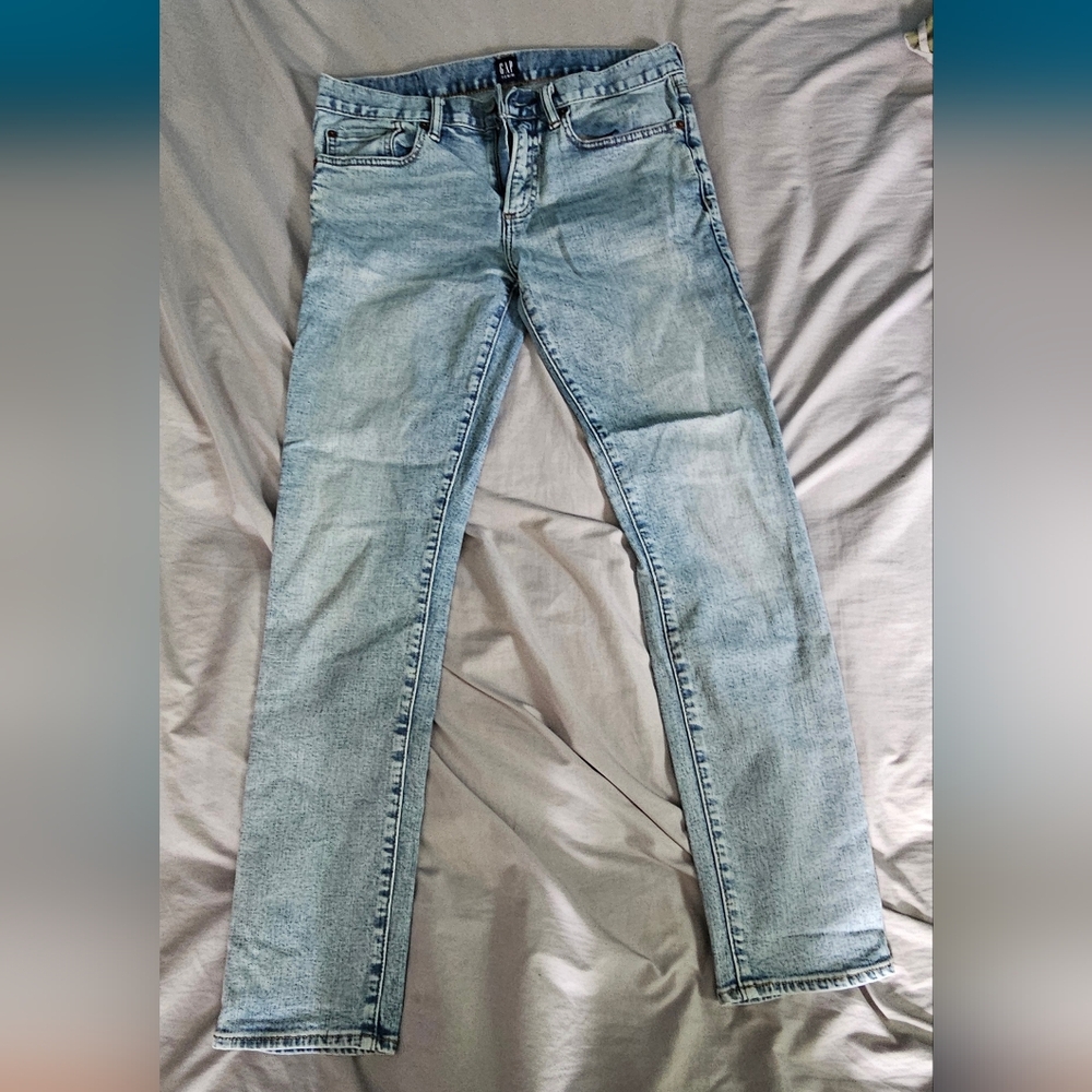 Light Blue mens skinny Jeans